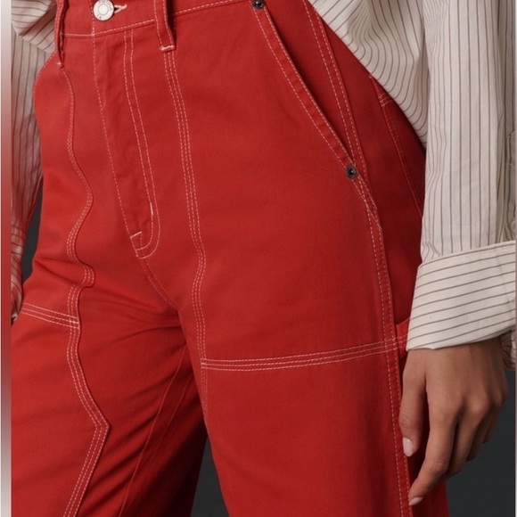 Pistola red cargo pants size 25 - Picture 3 of 7